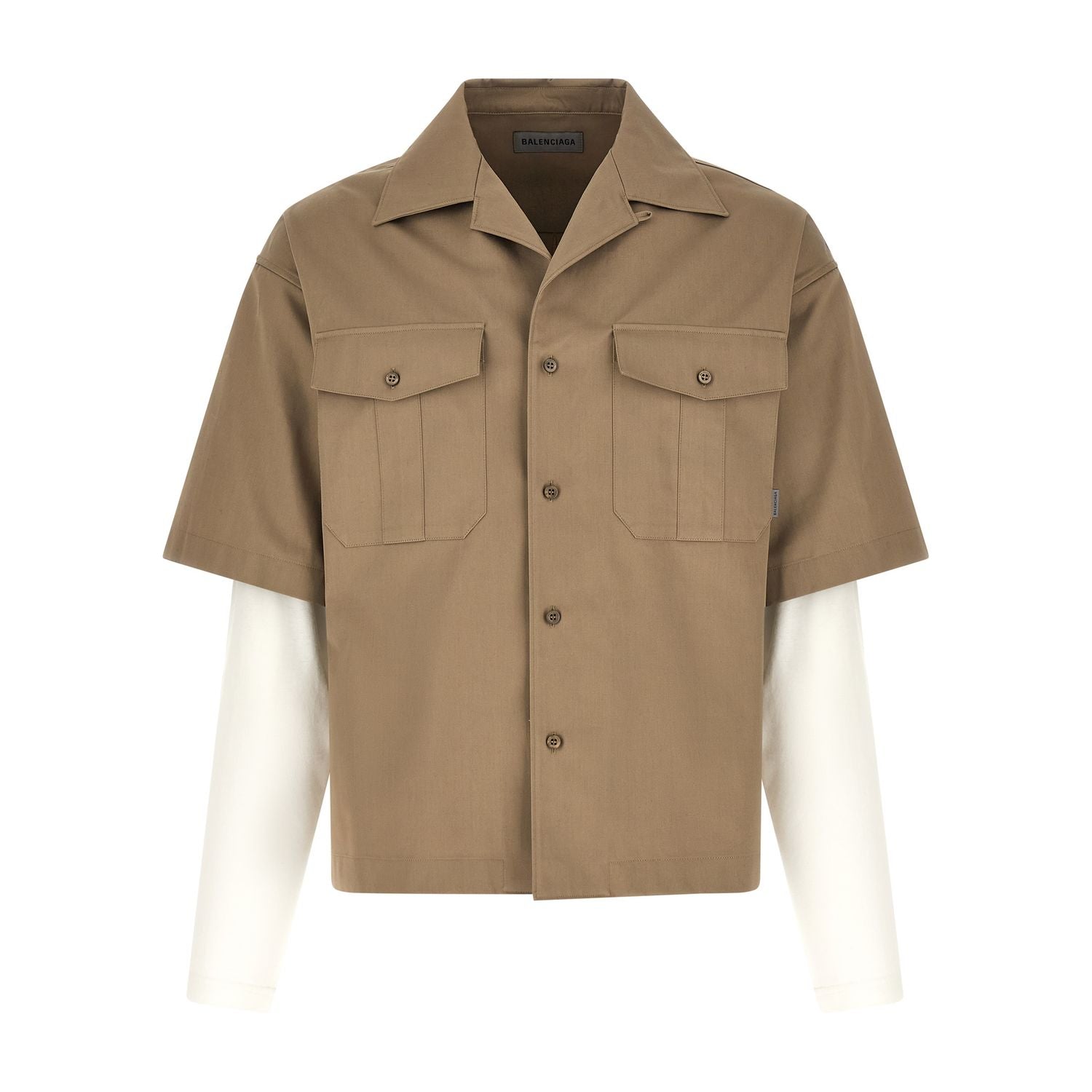 Balenciaga Beige Cotton Blouse