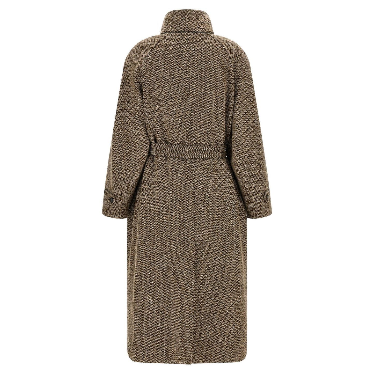 Brunello Cucinelli Brown Virgin Wool Coat