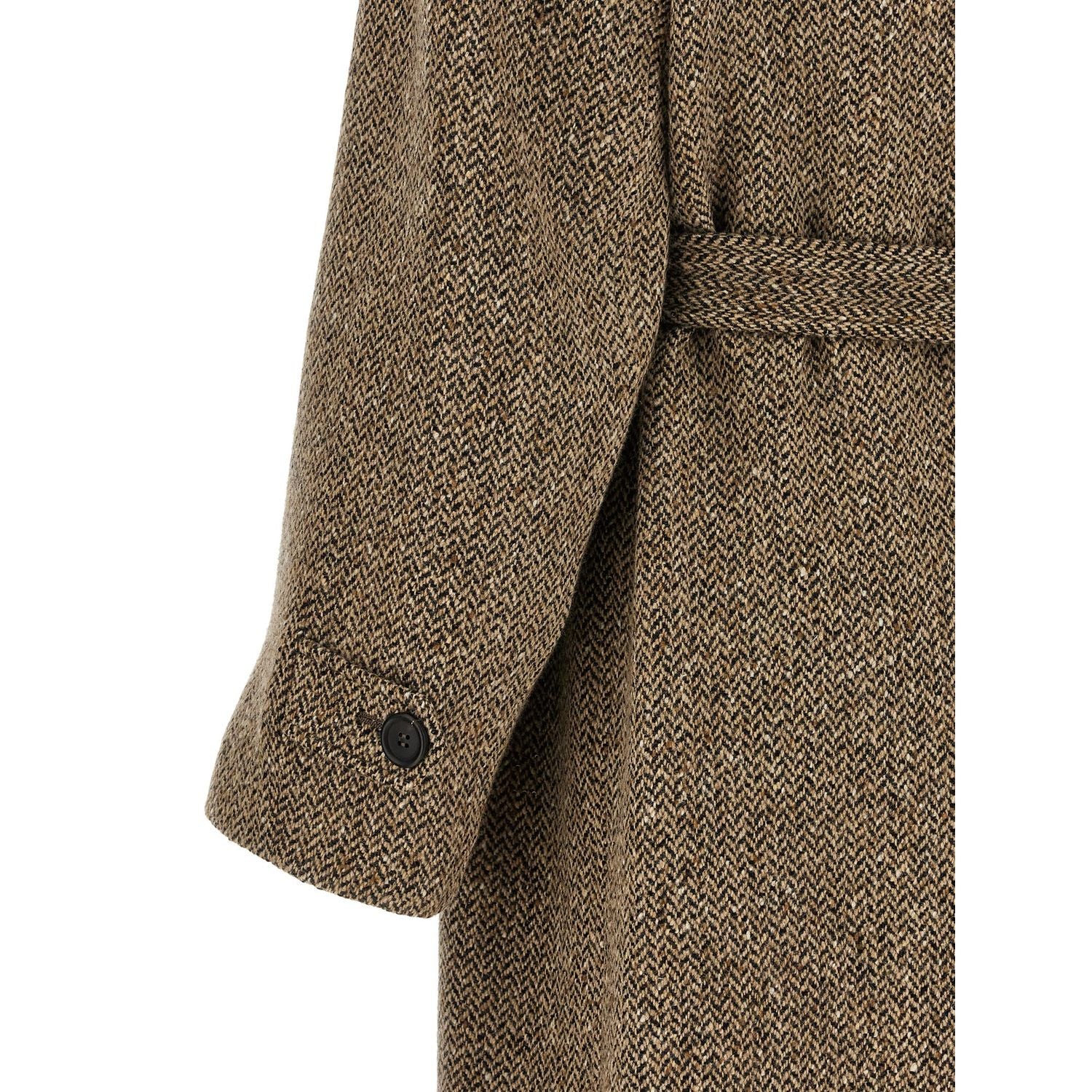 Brunello Cucinelli Brown Virgin Wool Coat