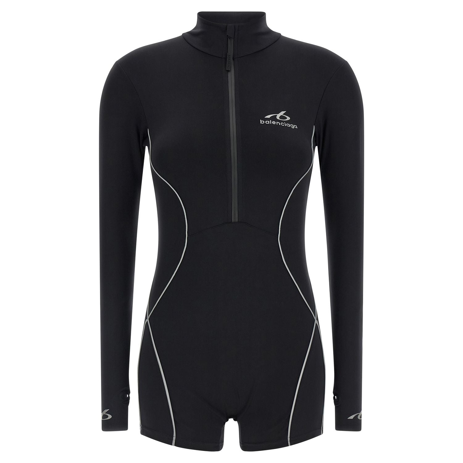 Balenciaga Black Polyamide Bodysuit