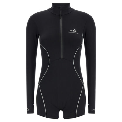 Balenciaga Black Polyamide Bodysuit