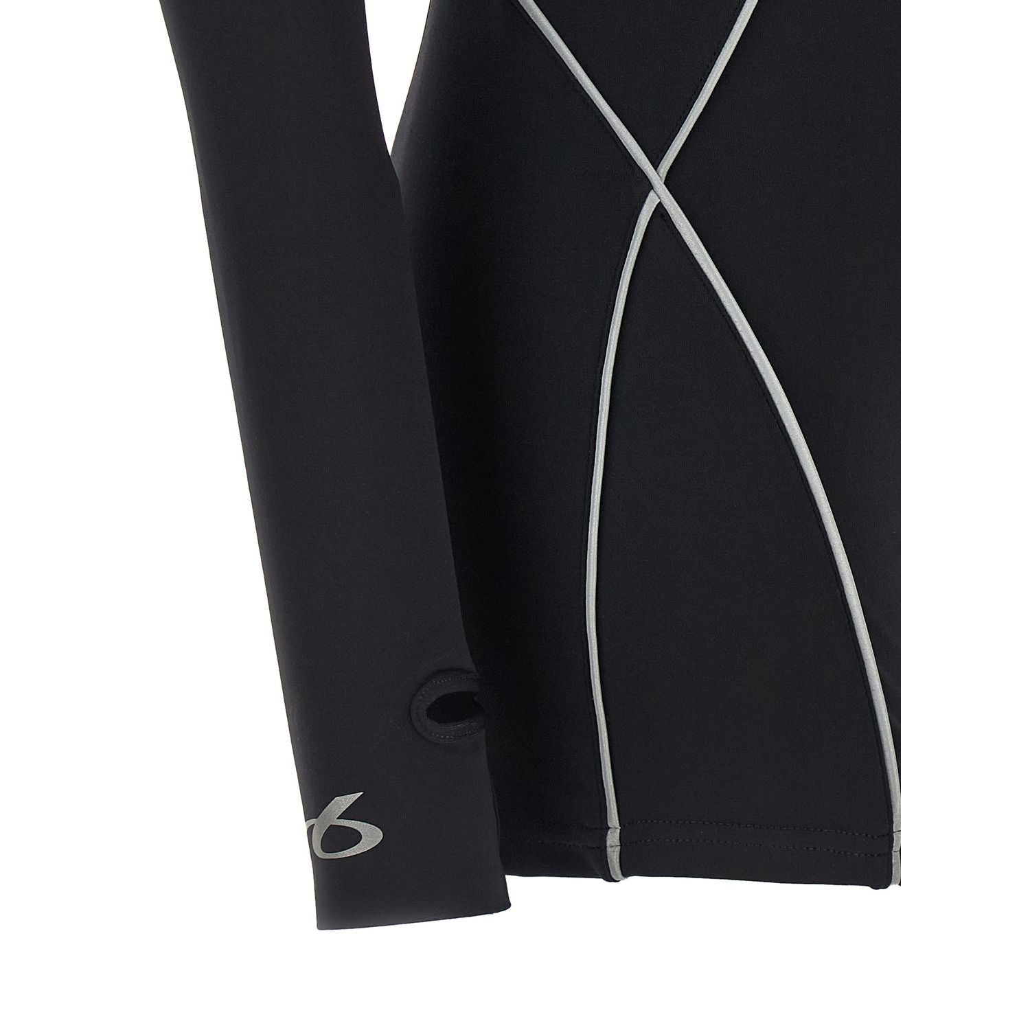 Balenciaga Black Polyamide Bodysuit