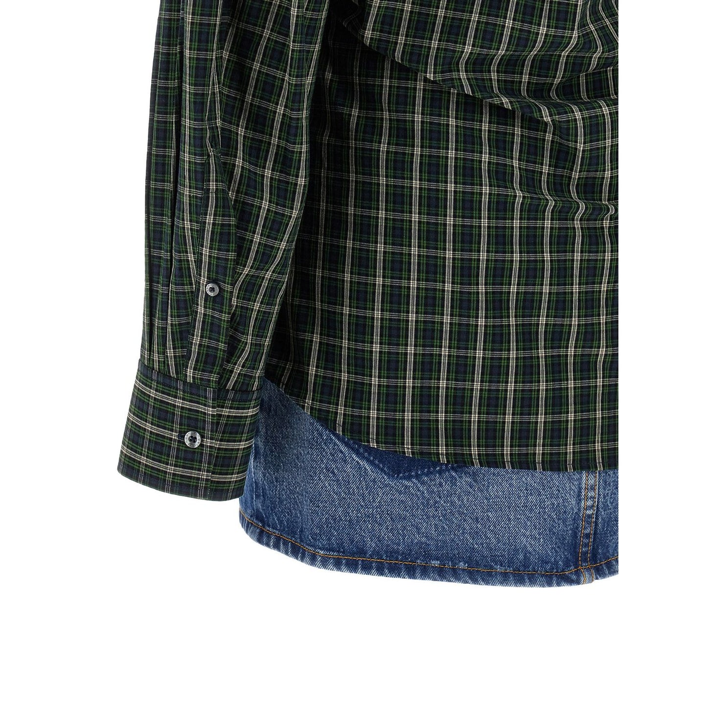 Alexander Wang Bicolor Cotton Short Dress