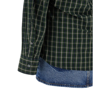 Alexander Wang Bicolor Cotton Short Dress