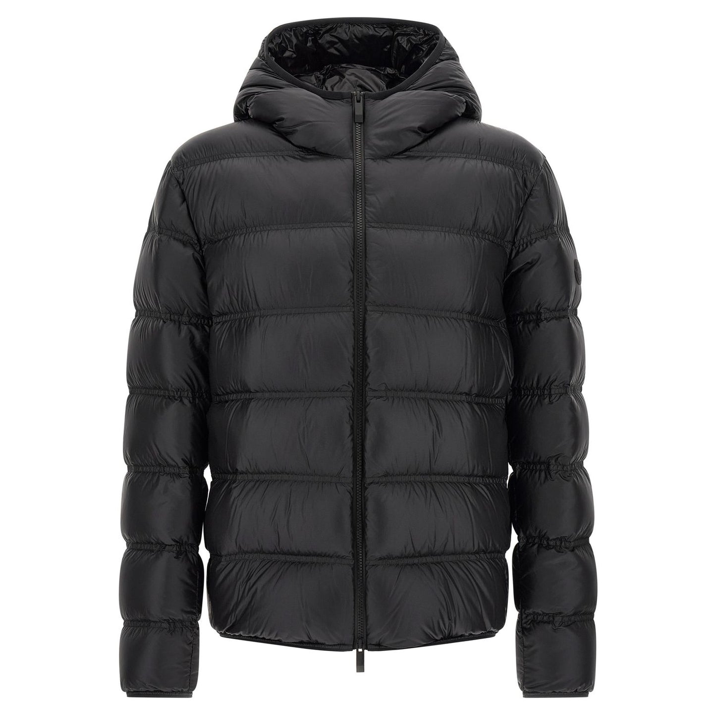 Moncler Black Polyamide Full-Length Jacket