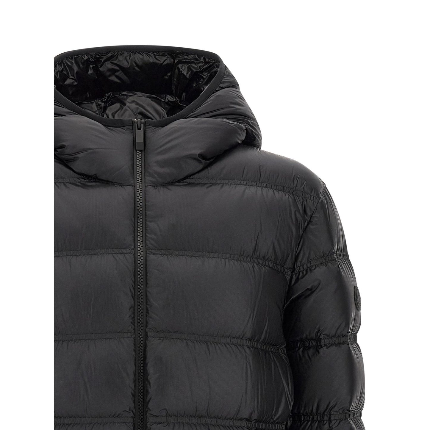 Moncler Black Polyamide Full-Length Jacket
