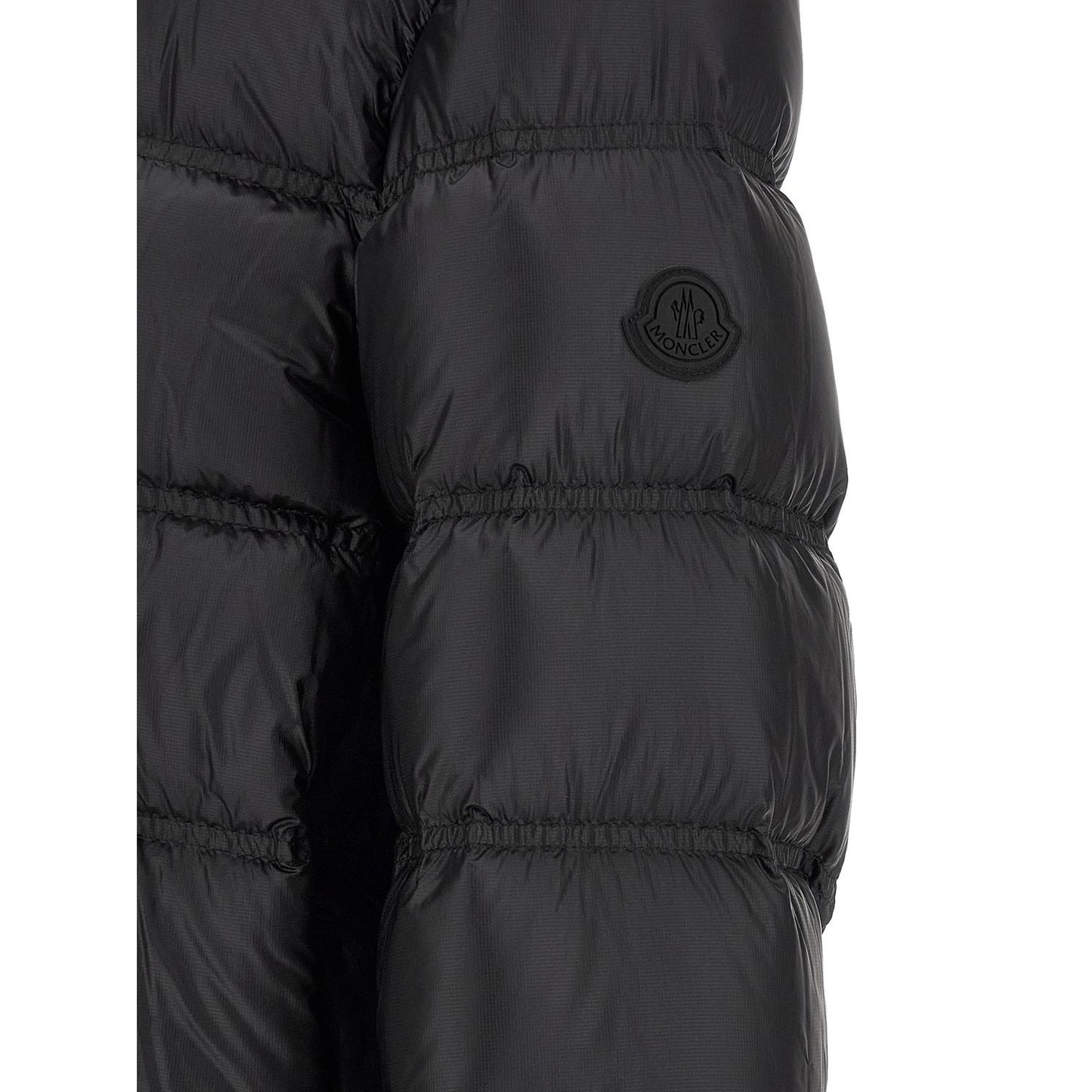 Moncler Black Polyamide Full-Length Jacket