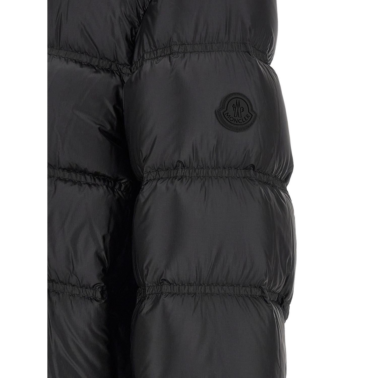 Moncler Black Polyamide Full-Length Jacket