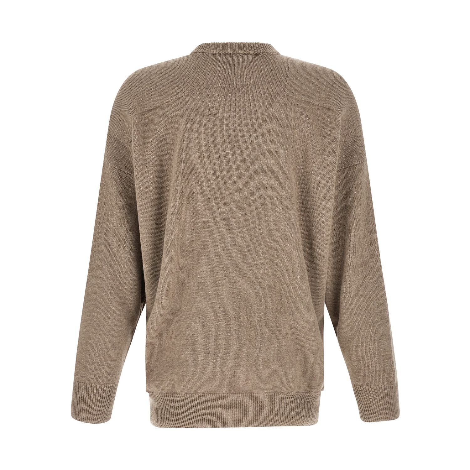 Jil Sander Beige Wool Cardigan