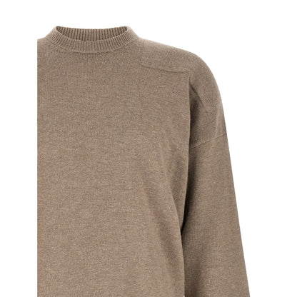 Jil Sander Beige Wool Cardigan