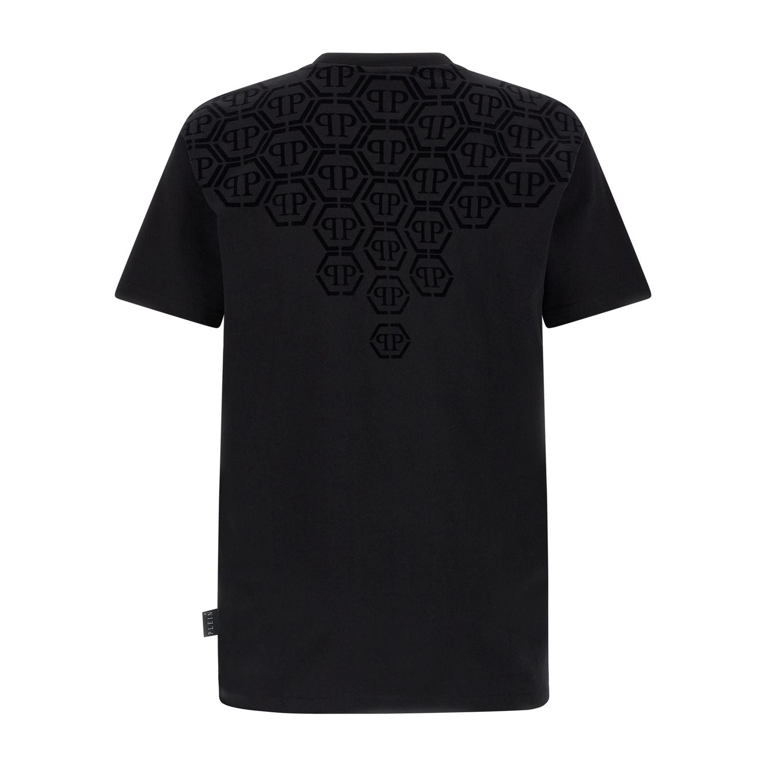 Philipp Plein Black Cotton T-Shirt