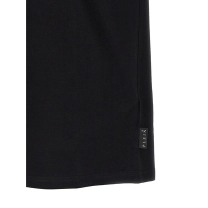 Philipp Plein Black Cotton T-Shirt