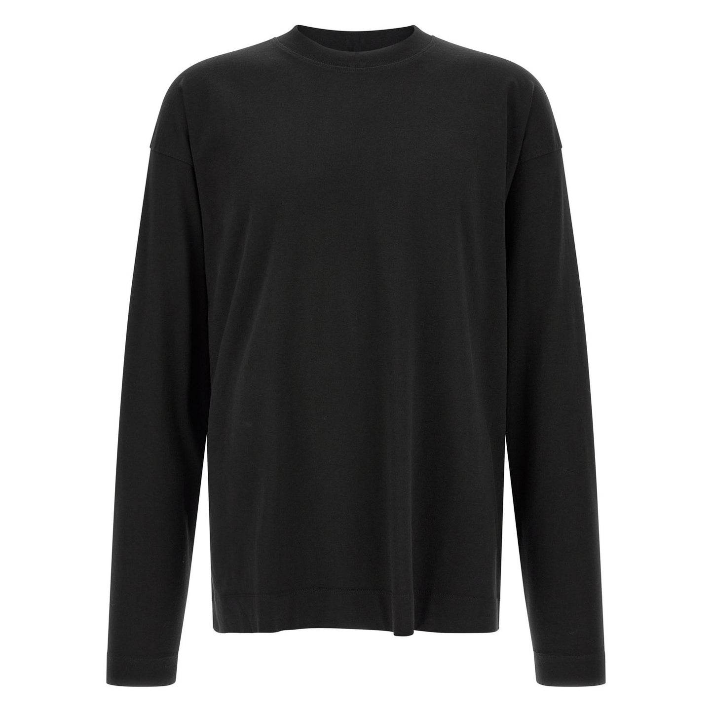 Dries Van Noten Black Cotton T-Shirt