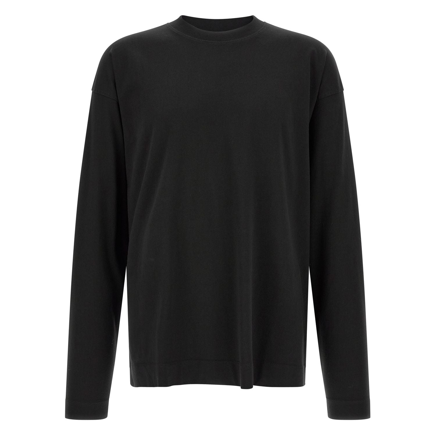Dries Van Noten Black Cotton T-Shirt