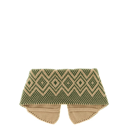 Dries Van Noten Beige Wool Scarf