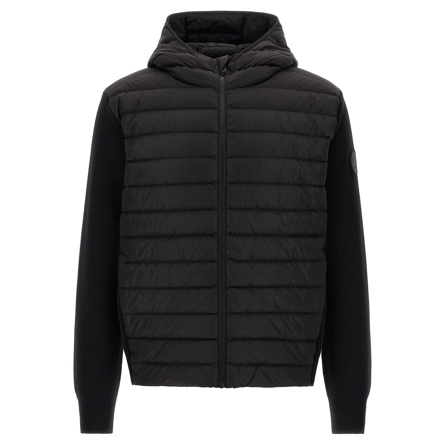 Canada Goose Black Wool Full-Length Jacket