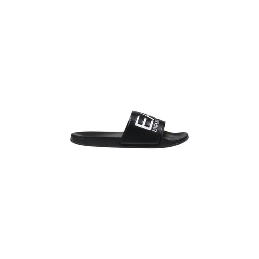 EA7 Emporio Armani Black And White Pvc Slippers