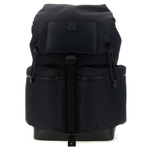 Moncler Black Polyamide Backpack