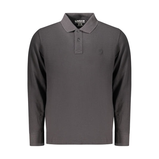 Timberland Black Cotton Men's Polo Shirt
