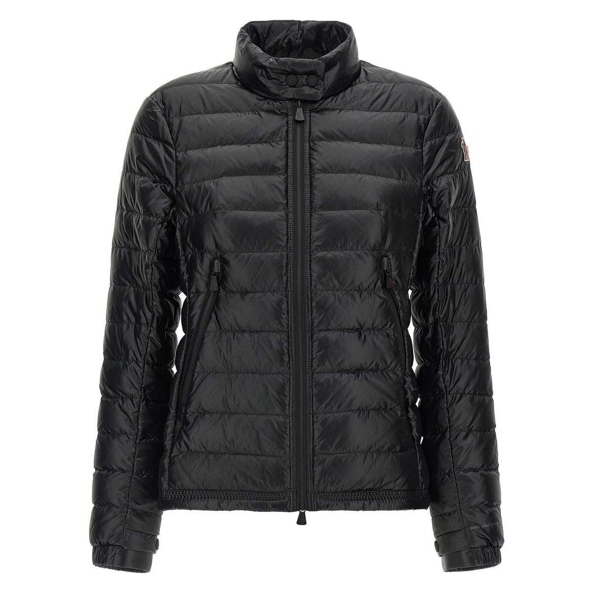 Moncler Grenoble Black Polyamide Full-Length Jacket