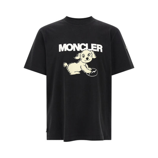 MONCLER GENIUS Black Cotton T-Shirt