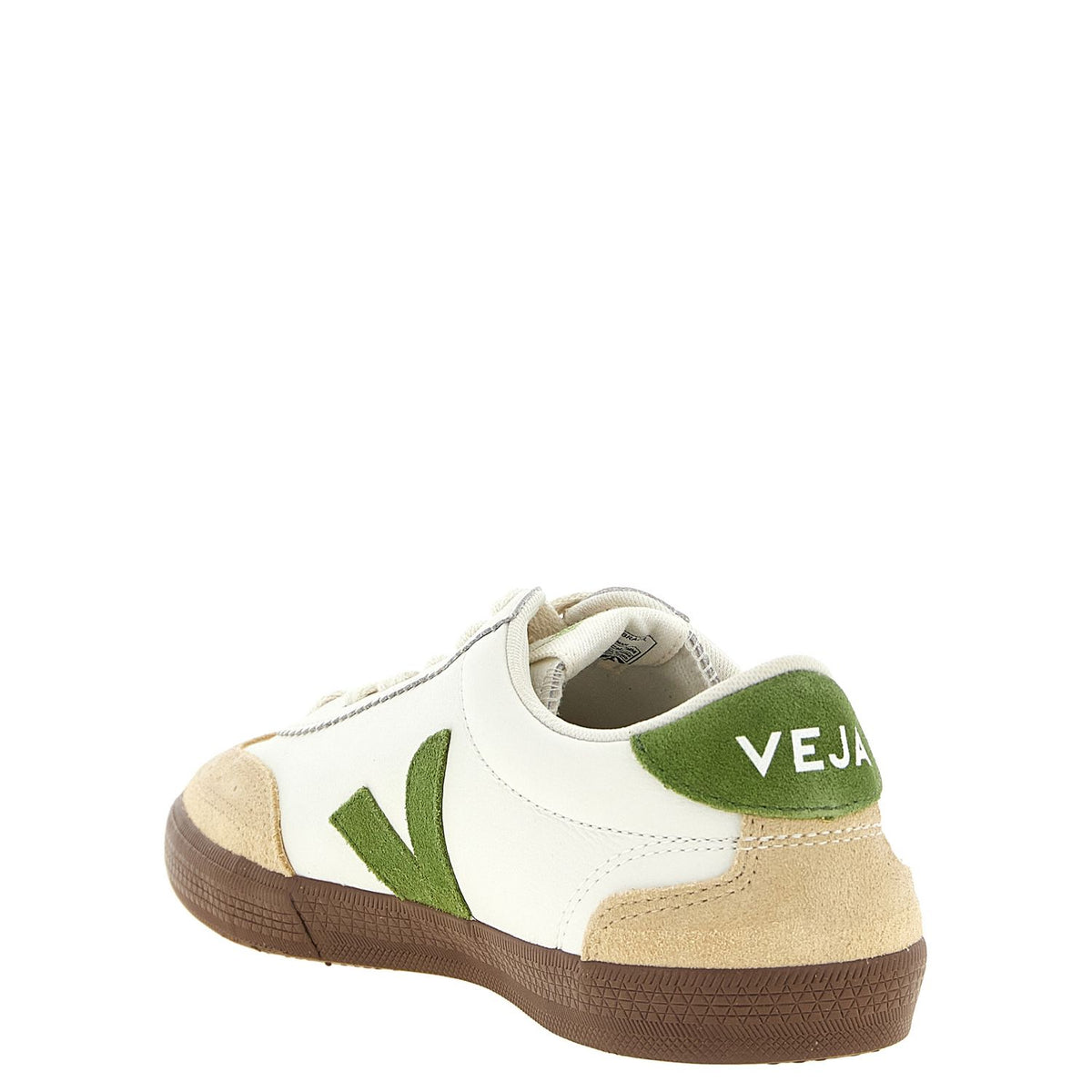 Veja Beige Genuine Leather Athletic Sneakers