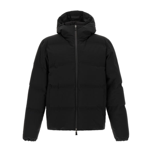 Herno Black Polyamide Full-Length Jacket