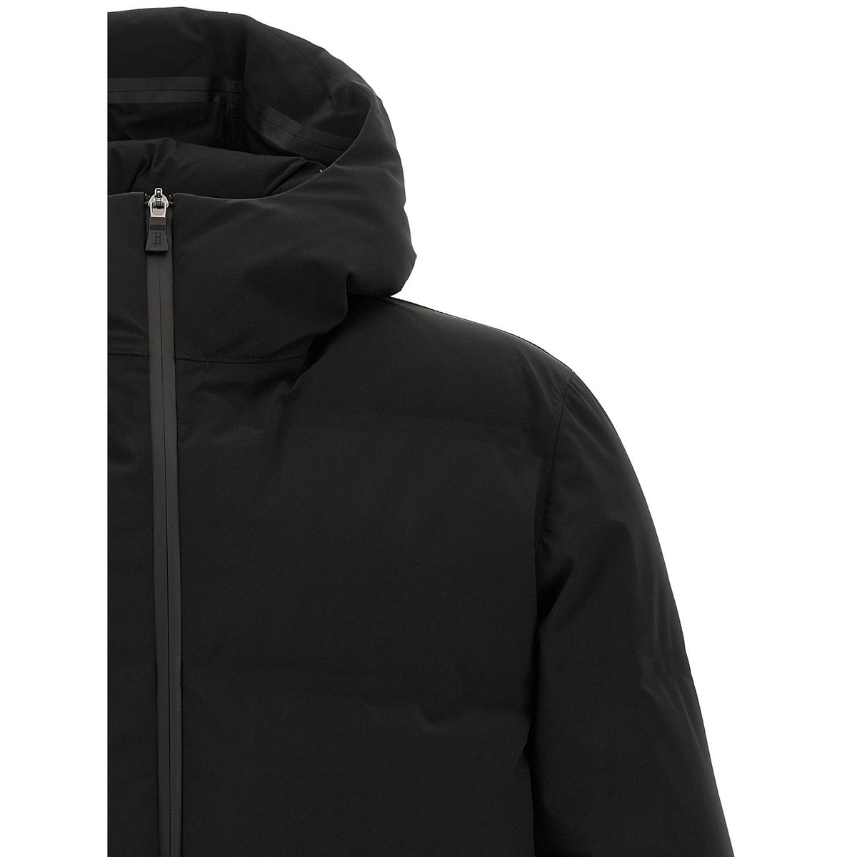 Herno Black Polyamide Full-Length Jacket