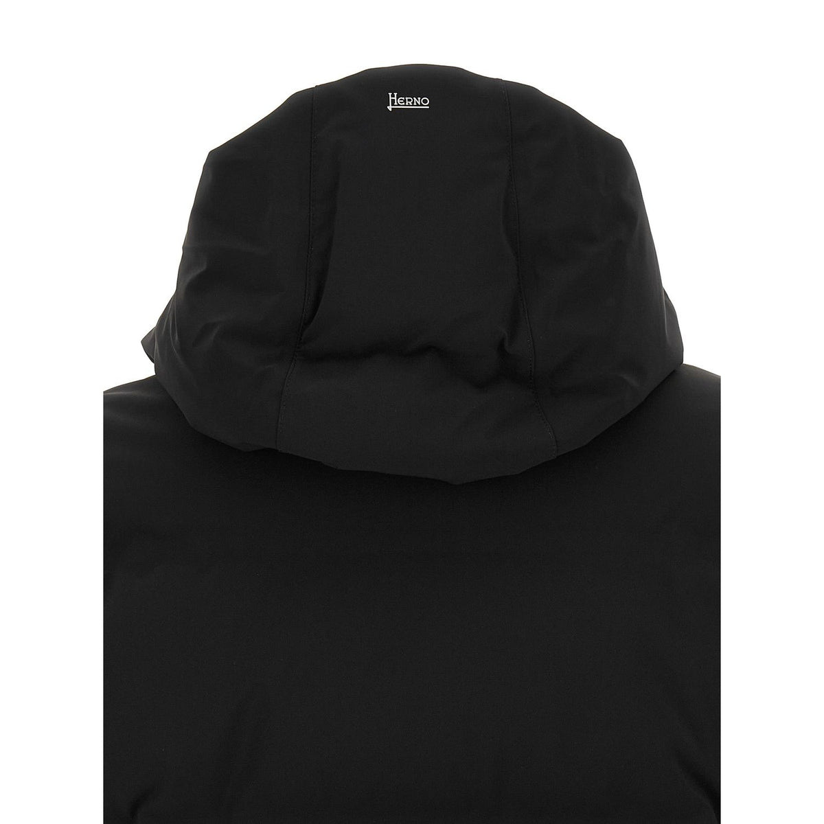 Herno Black Polyamide Full-Length Jacket