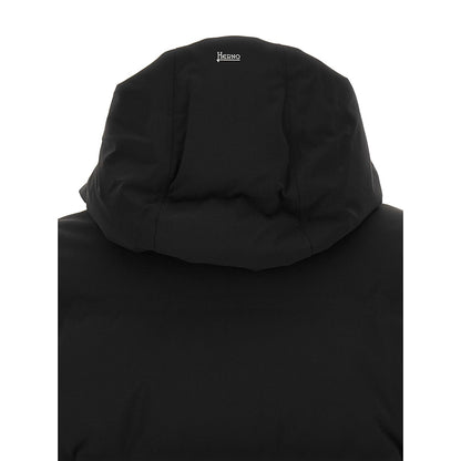 Herno Black Polyamide Full-Length Jacket
