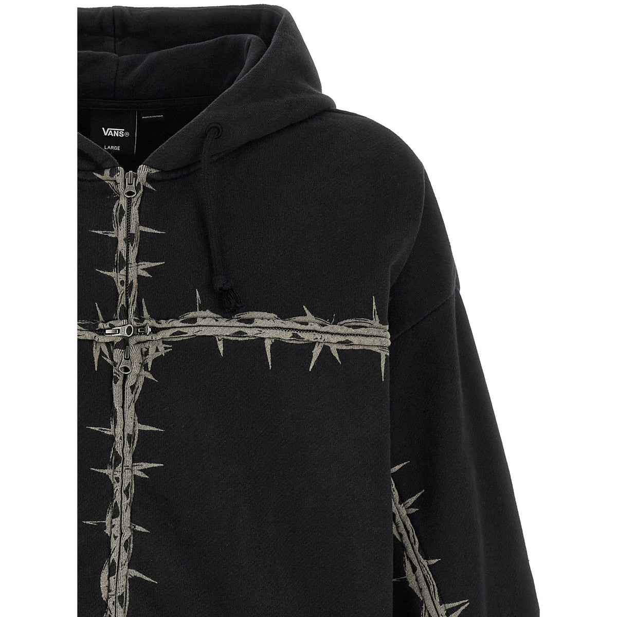 Vans Black Cotton Sweatshirt