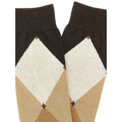 Ballantyne Brown Cotton Socks