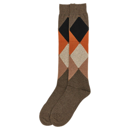 Ballantyne Brown Cotton Socks