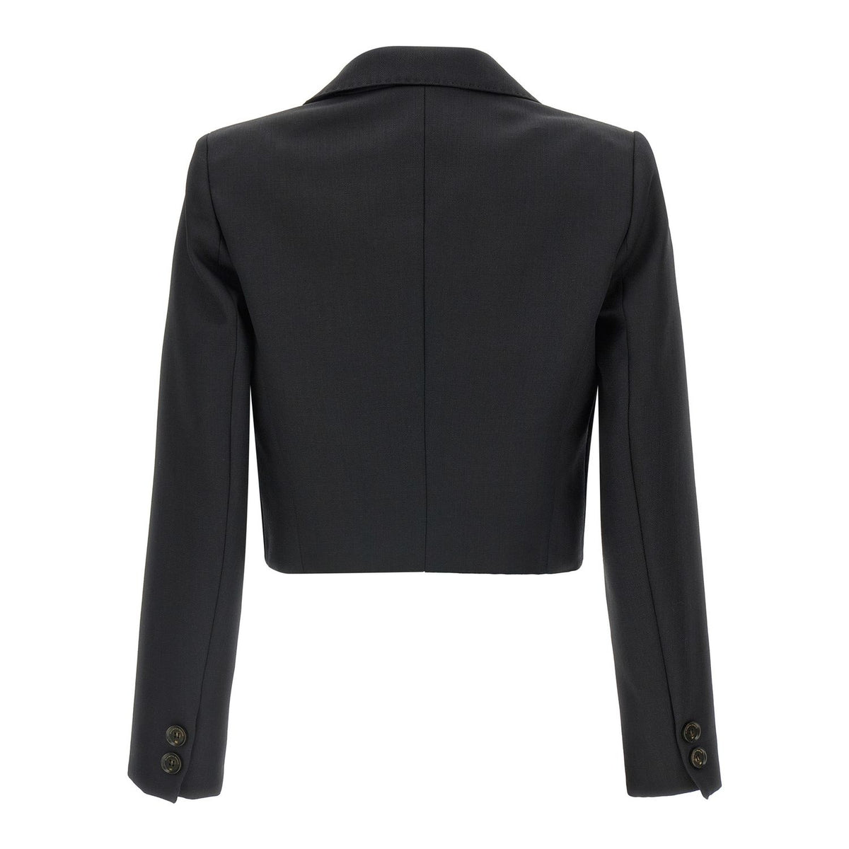 Elisabetta Franchi Black Virgin Wool Blazer