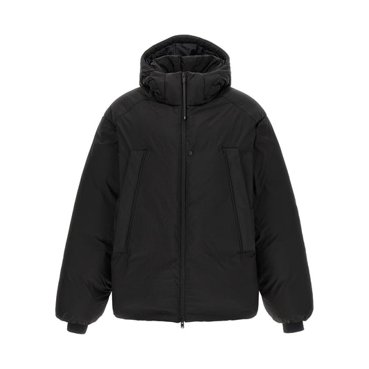 Y-3 Black Recycled Polyamide Full-Length Jacket