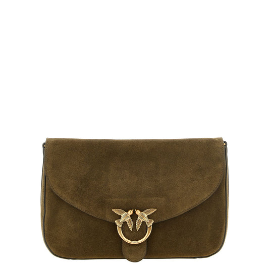 PINKO Bicolor Calfskin Crossbody Bag