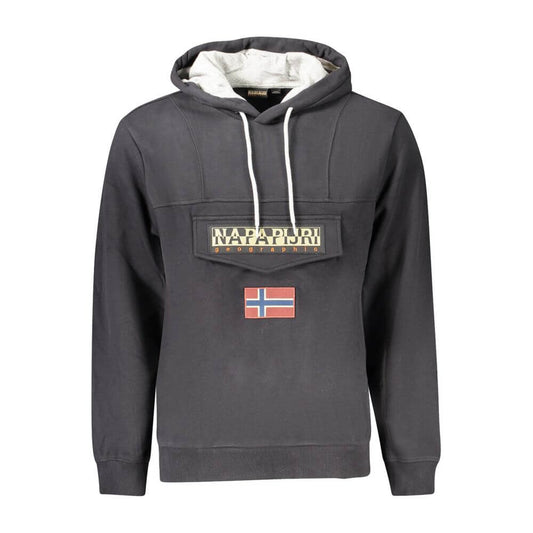 Napapijri Black Cotton Men's Sweatshirt
