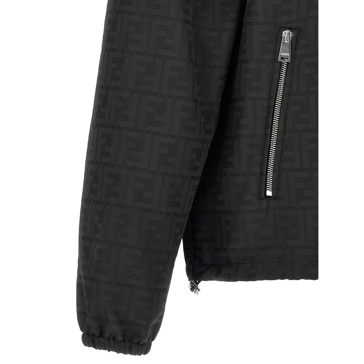 Fendi Black Polyester Shell Jacket