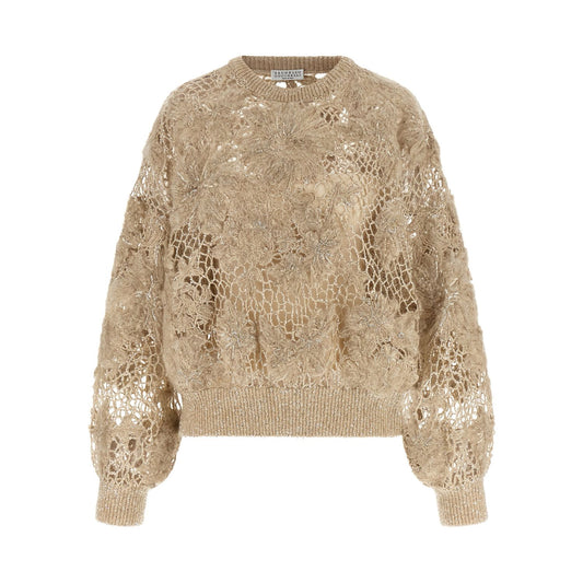 Brunello Cucinelli Beige Wool Cardigan