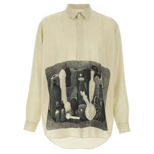Magliano Beige Silk Blouse