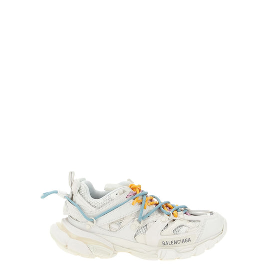 Balenciaga White Polyethylene Athletic Sneakers