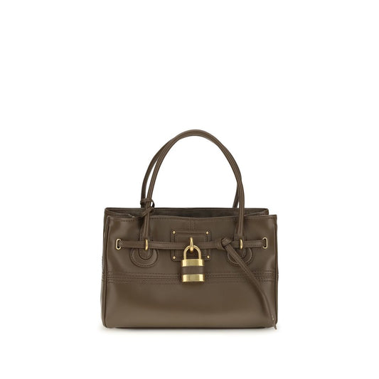Chloé Brown Buffalo Leather Handbag