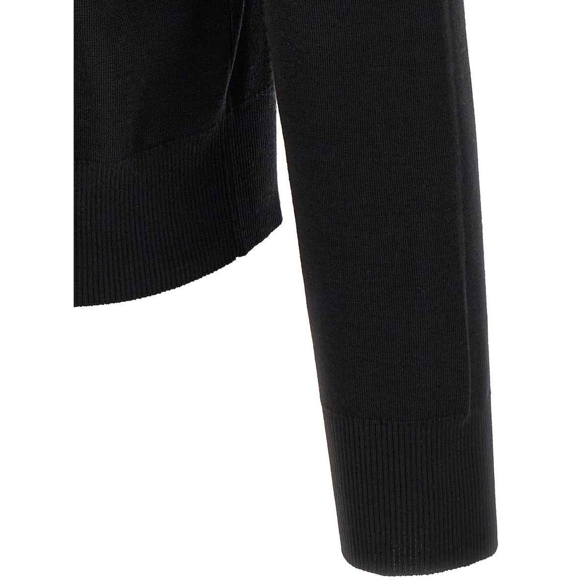 Burberry Black Wool Cardigan