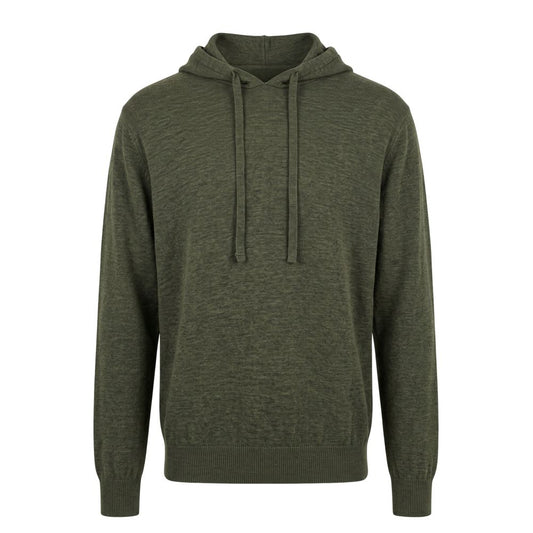 Roberto Pepe Luxury Green Wool Men's Sweater