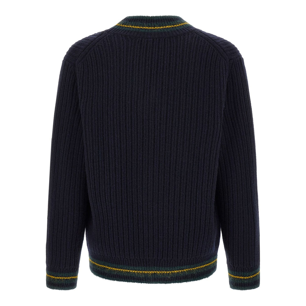 Lacoste Blue Wool Cardigan