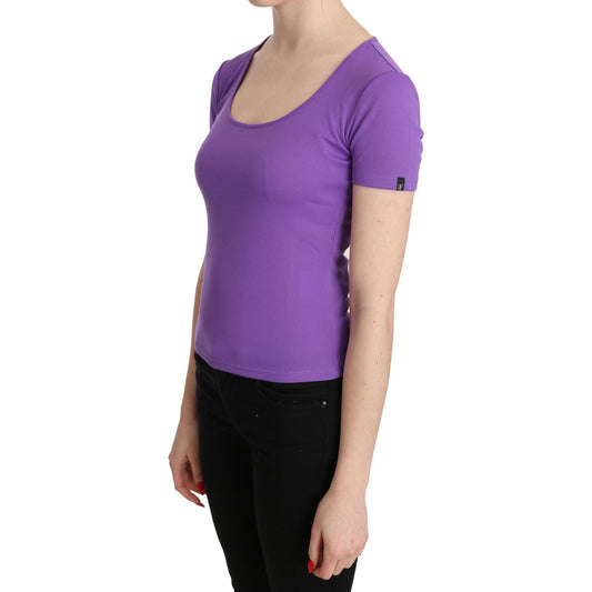 GF Ferre Chic Purple Casual Top for Everyday Elegance GF Ferre Slate Gray