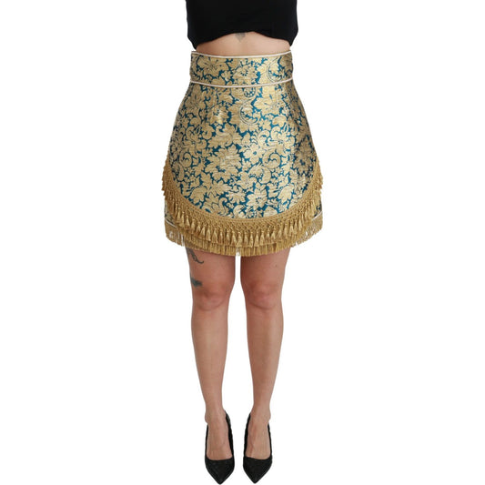 Dolce & Gabbana Elevate Your Wardrobe with Our Exquisite Gold Skirt Dolce & Gabbana Rosy Brown