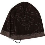 Costume National Chic Two-Tone Wool Blend Beanie Beanie Hat Costume National Black
