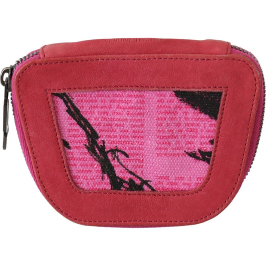 PINKO Elegant Pink Fabric Coin Wallet Purse PINKO Maroon