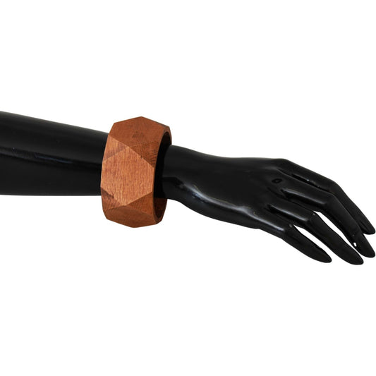 Costume National Chic Unisex Wooden Bracelet Bracelet Costume National Black